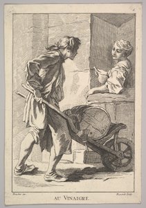 Reverse Copy of Vinegar, from The Cries of Paris by Simon Francois Ravenet