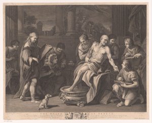 Death of Seneca by Simon François Ravenet (le vieux)