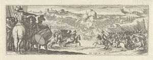 Cavalryman Addressing Soldiers by Simon Frisius