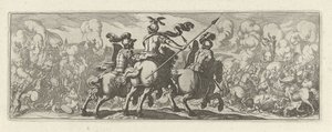 Three Cavalrymen at a Battle with Elephants, Cavalry (series title)