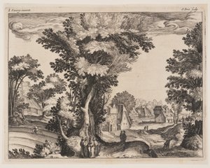 Parable of the Sower, from Landscapes with Scenes from the Life of Christ by Simon Frisius