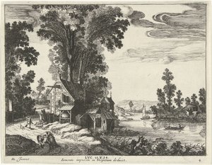 The Good Samaritan Bringing a Wounded Man to an Inn by Simon Frisius