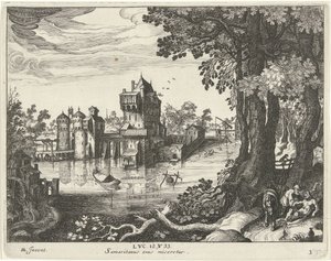 Samaritan Tends to the Wounds of an Injured Man (Parable of the Good Samaritan)