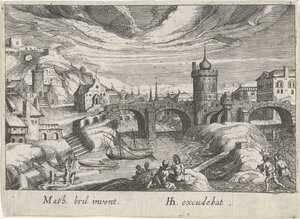 Cityscape with a River
