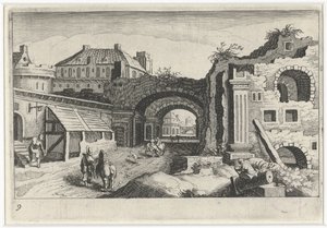 Cityscape with a Ruin