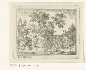 Landscape with a Fisherman by Simon Klapmuts