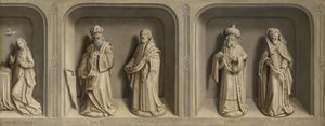 Scenes from the Life of Saint Bertin and the Annunciation to Mary with Prophets and Evangelists by Simon Marmion