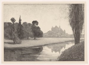 Park by Castle (Surroundings of Laren) by Simon Moulijn