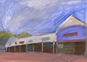 Strip Mall 4, 2023 by Simon Neville