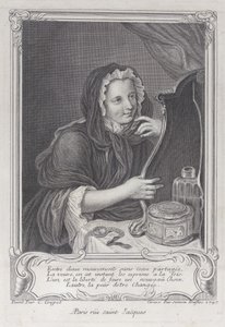 The Coquettish Widow by Simon Nicolas Duflos