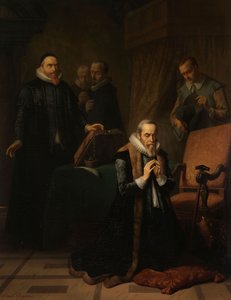 The Last Prayer of Johan van Oldenbarnevelt by Simon Opzoomer