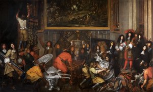 Louis XIV Visits the Manufacture des Gobelins on October 15, 1667 by Simon Renard de Saint Andre