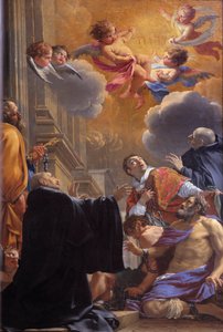 Saint Merry Delivering the Prisoners by Simon Vouet
