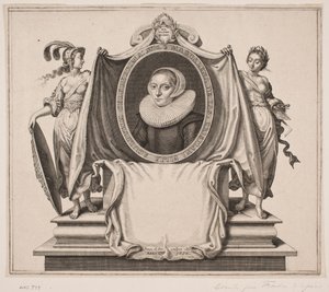 Magdalena van de Passe by Simon de Pas