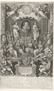 Frederick Henry as Protector of Religion and Freedom, 1628 by Simon van de Passe