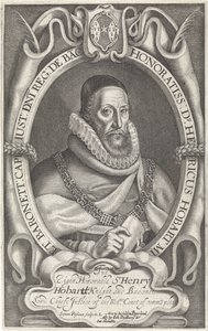 Portrait of Henry Hobart by Simon van de Passe
