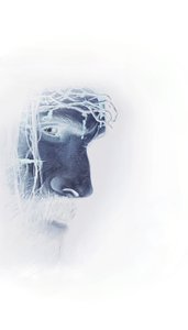 Jesus with Crown of Thorns by Simone Amon