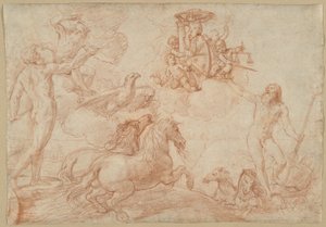 Jupiter, Neptune and Pluto Paying Homage to the Coat of Arms of Cardinal Borghese