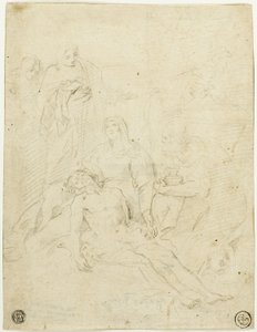 Pieta by Simone Cantarini