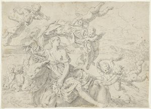 The Abduction of Europa by Simone Cantarini