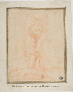 Saint Sebastian by Simone Cantarini