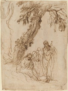 The Holy Family under a Tree