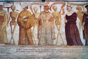 Death with the Emperor, the King and the Queen (detail)