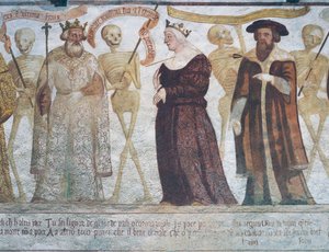 Death with the King, the Queen and the Doctor (detail)