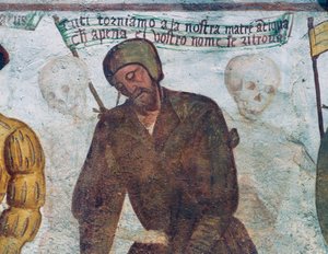 Death with the Lame Man (detail)