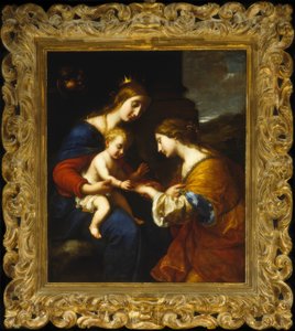 The Mystical Marriage of Saint Catherine by Simone Pignoni