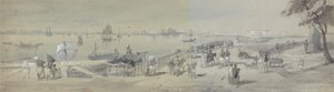 General View of Calcutta, from the Entrance to the Water Gate of Fort William