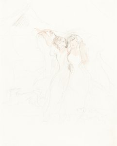 Two Girls under a Cloak by Sir David Wilkie