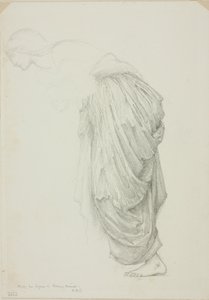 Bending Female Figure, Study for Mirror of Venus by Sir Edward Burne Jones