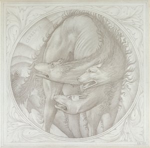 Cerberus by Sir Edward Coley Burne Jones