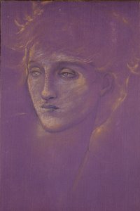 Head of a Woman by Sir Edward Coley Burne Jones
