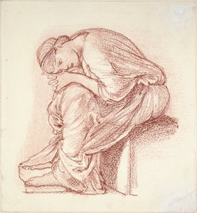 Seated Figure of a Woman by Sir Edward Coley Burne Jones