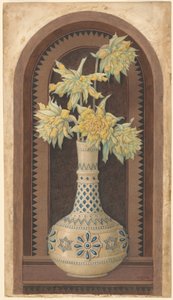 Narcissus in a Blue and White Vase by Sir Edward John Poynter