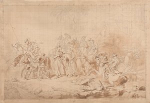 Banditti of Kurdistan Assisting Georgians in Surprising and Carrying off Circassian Women by Sir George Hayter