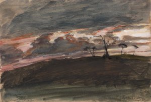 Stormy Sunset, Legh Park, Wiltshire by Sir George Hayter