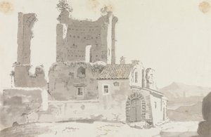 Ruins Outside Rome by Sir George Howland Beaumont seventh Baronet