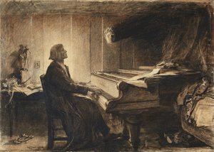 Franz Liszt at a Piano, 1904
