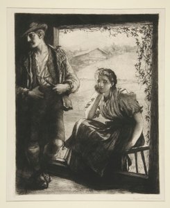The First Quarrel by Sir Hubert von Herkomer