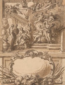 Design for a Wall Panel by Sir James Thornhill