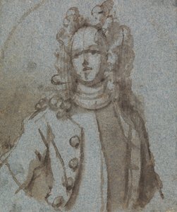 Portrait of a Man Wearing a Full-Bottomed Wig