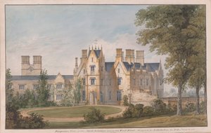 Lilleshall, Shropshire: View of the North Entrance and of the West Front by Sir Jeffry Wyatville