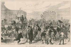 The Horse Market at Islington by Sir John Charles Robinson