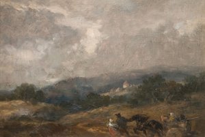 Landscape Sketch, 1877 by Sir John Gilbert