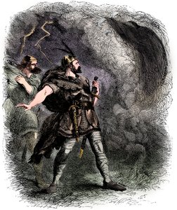Macbeth and Banquo Encountering the Three Witches, 1858