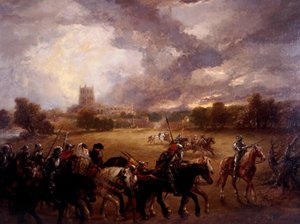 Margaret of Anjou Taken Prisoner after the Battle of Tewkesbury, 1875 by Sir John Gilbert