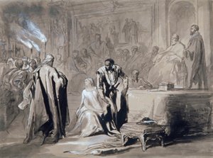 Othello and Desdemona before the Senate